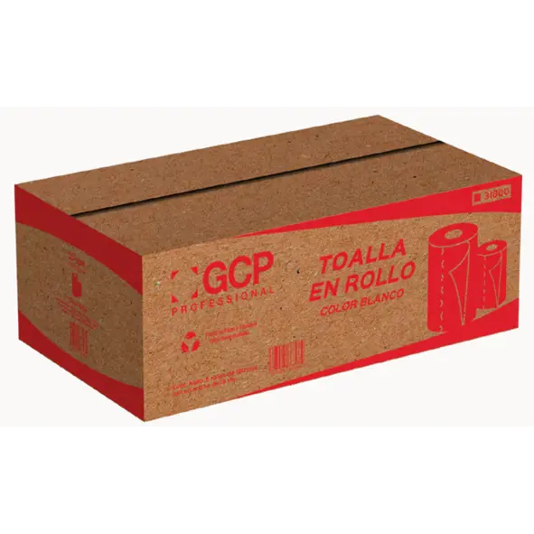 TOALLA EN ROLLO GCPAPER BLANCA 180M