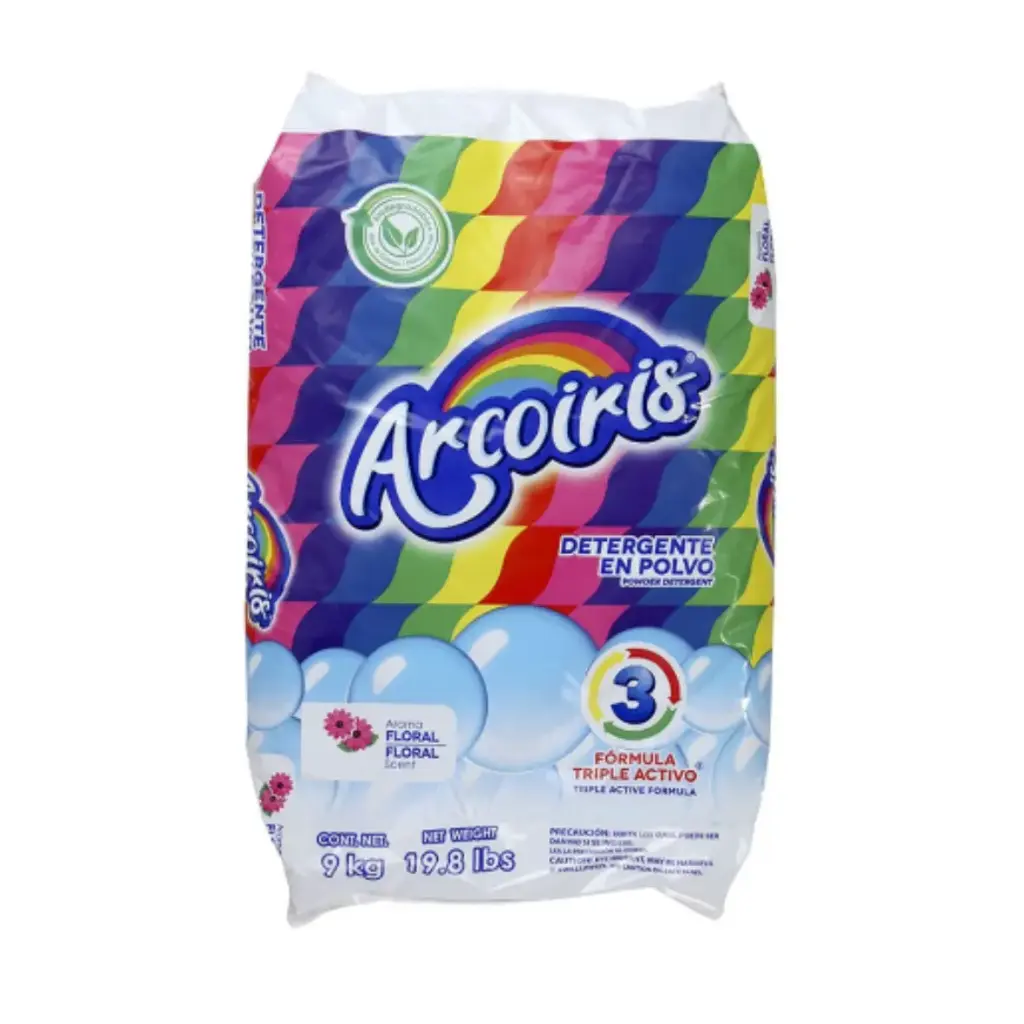 DETERGENTE ARCOIRIS EN POLVO 9 KG 