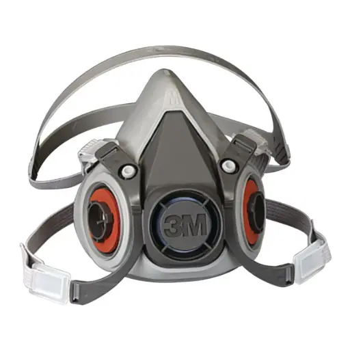 RESPIRADOR MEDIA CARA 3M SERIE 6000