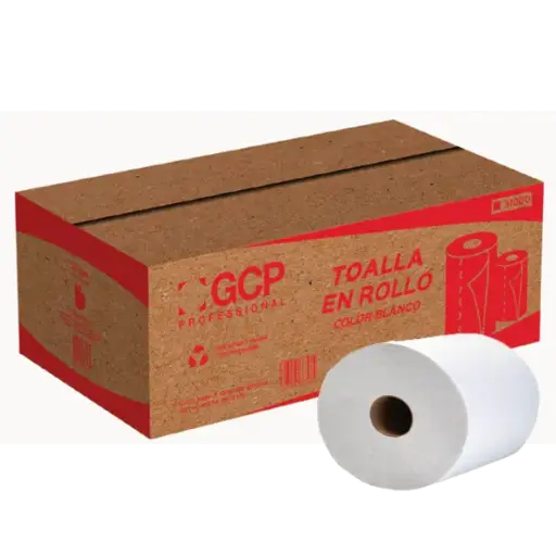 TOALLA EN ROLLO GCPAPER BLANCA 180M