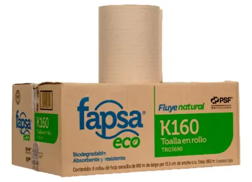TOALLA EN ROLLO CAFE K160