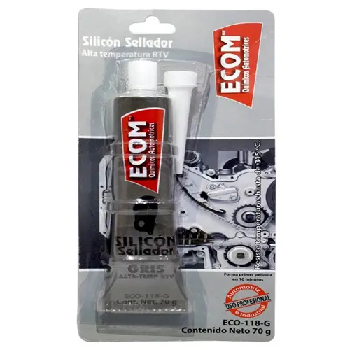 [ECO118] SILICON SELLADOR ALTA TEMPERATURA GRIS