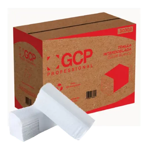 TOALLA INTERDOBLADA GCPAPER BLANCA 100H