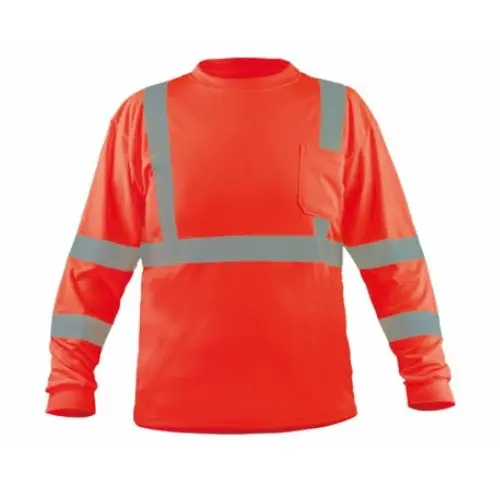 PLAYERA MANGA LARGA C/ REFLEJANTE