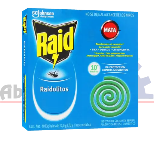 [RAIDOLITOS] INSECTICIDA RAIDOLITOS CJ/10PZ