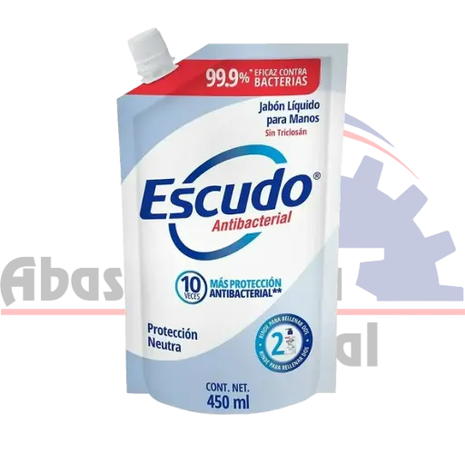 [ESCUDO450] REFILL JABON PARA MANOS ESCUDO ANTIBACTERIAL 450ML