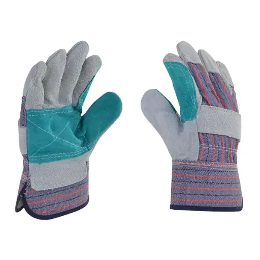 [CARCHINO-99-602] GUANTE CARNAZA DE RES REFORZADO EN PALMA Y PULGAR